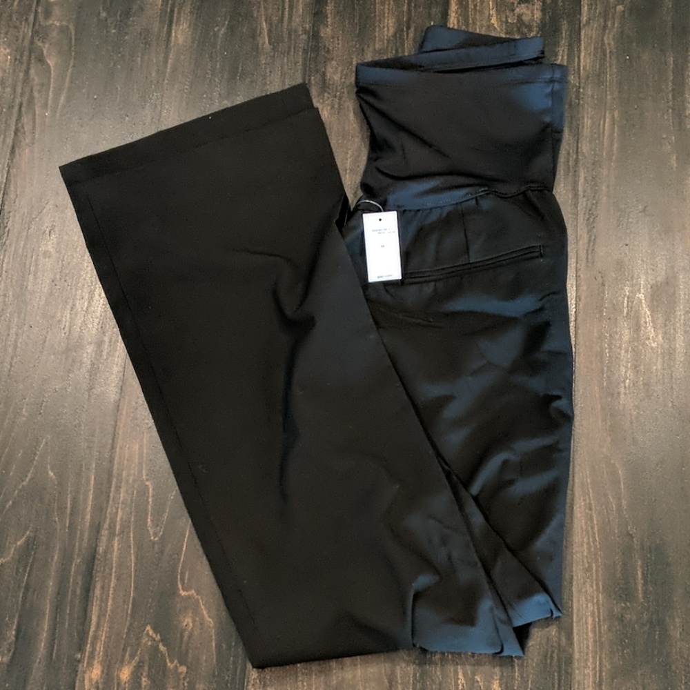 Gap maternity black dress pants